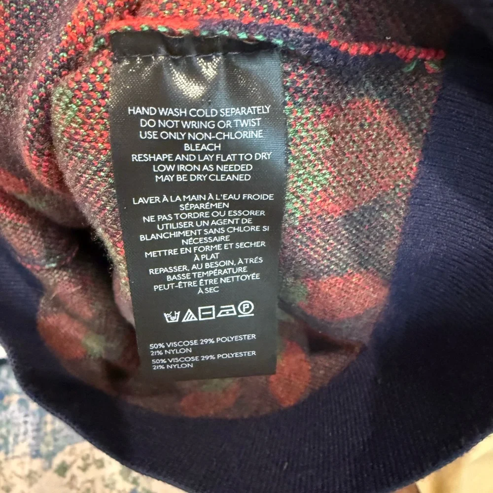 Anthropologie Maeve Strawberry Patterned Sweater - Picture 4 of 6
